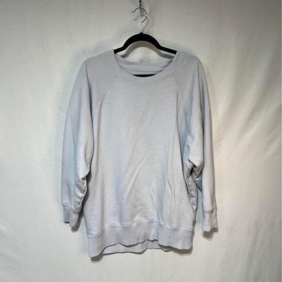 AERIE powder blue sweatshirt. Size Large. Crew neck. - Picture 1 of 8